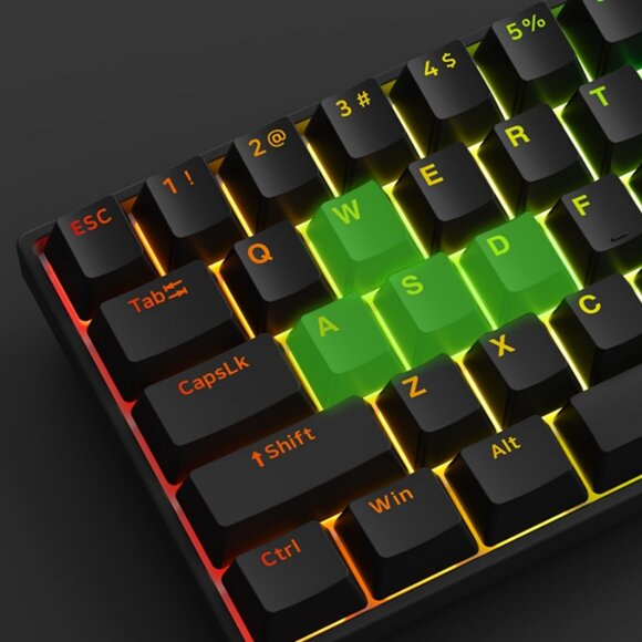 61-Key Wired Mechanical Gaming Keyboard with Rapid Trigger and RGB Backlight - Picture 3 of 5